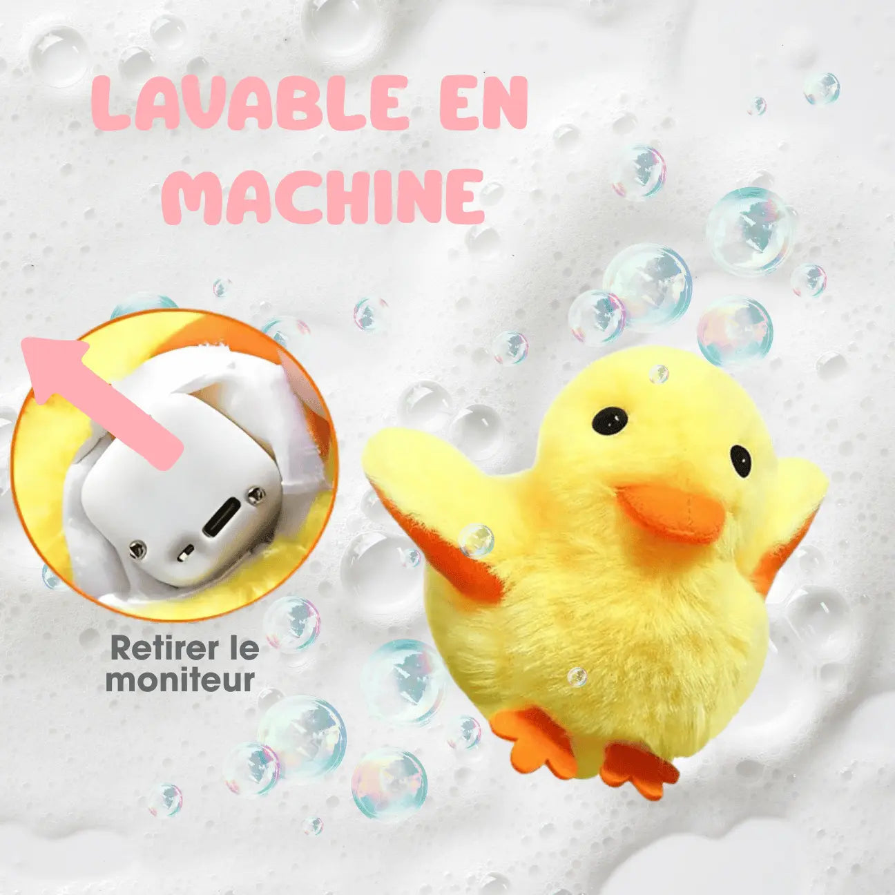 JOUET CHAT INTERACTIF CANARD CATILEM