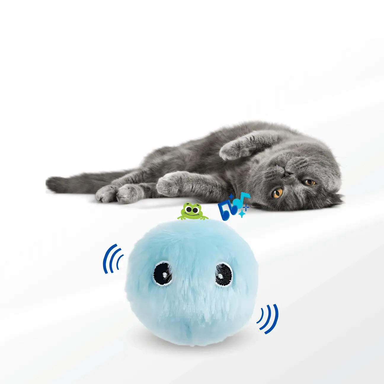 BALLE POUR CHAT INTERACTIVE CATILEM