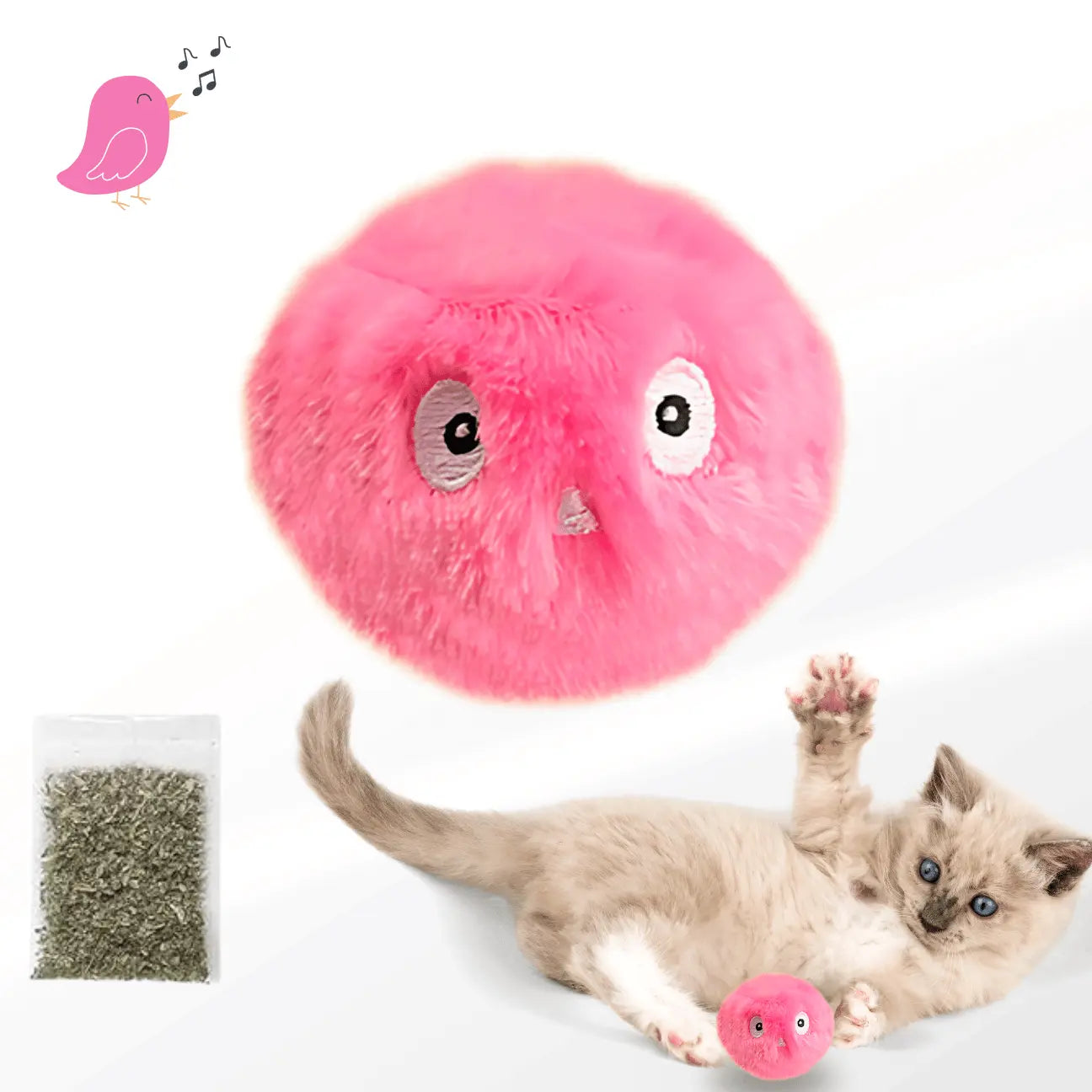 BALLE POUR CHAT INTERACTIVE CATILEM