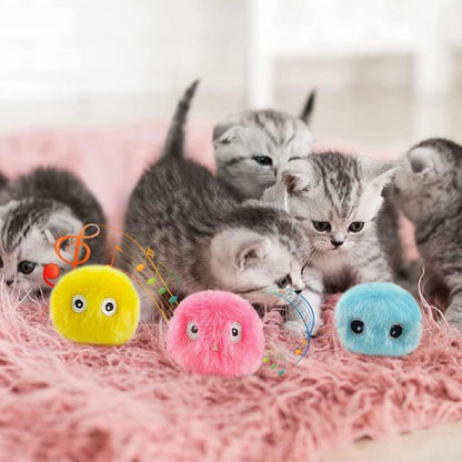 Balle sonore interactive pour chat SoundBall – Stimule l’instinct de chasse CATILEM