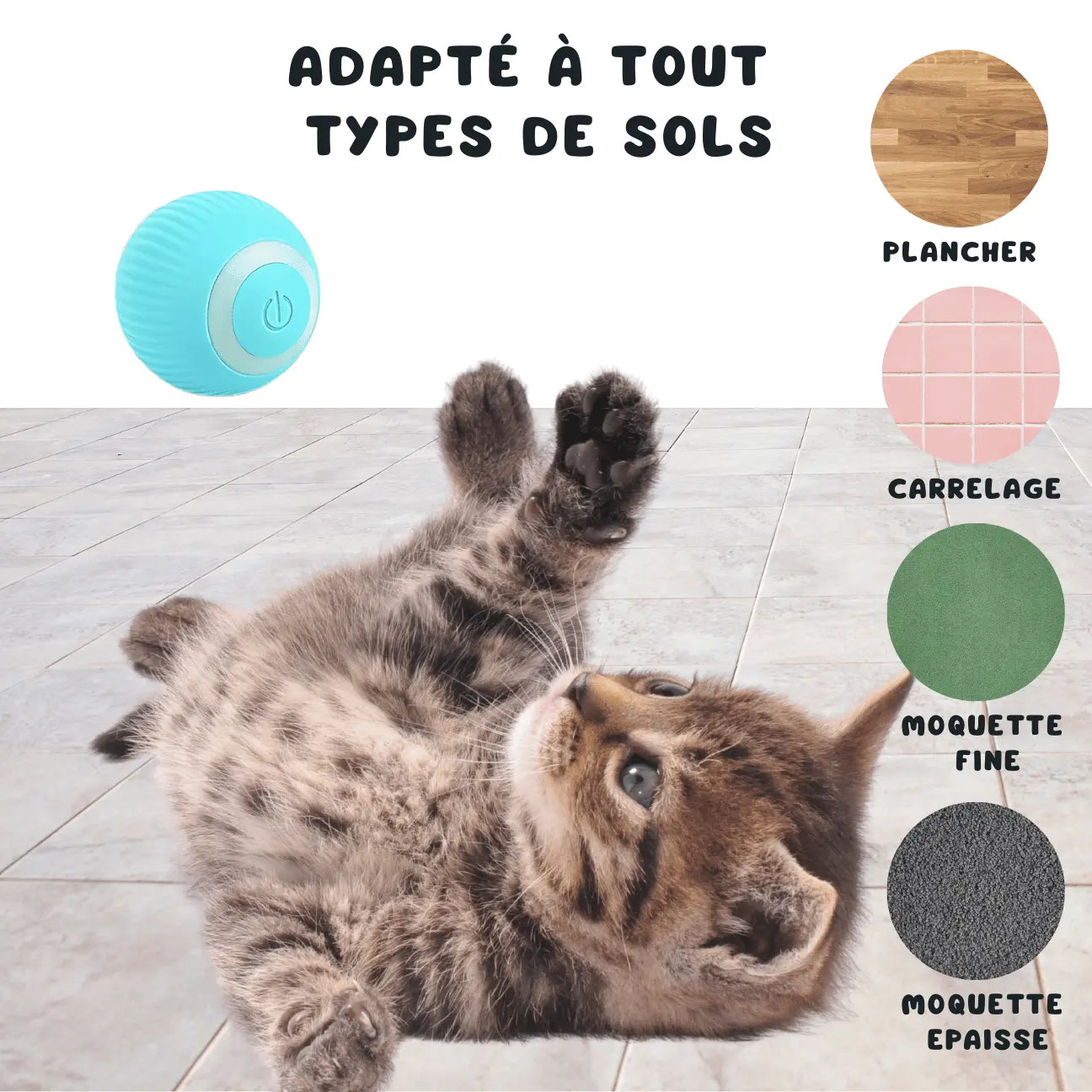 BALLE INTERACTIVE 360° CATILEM