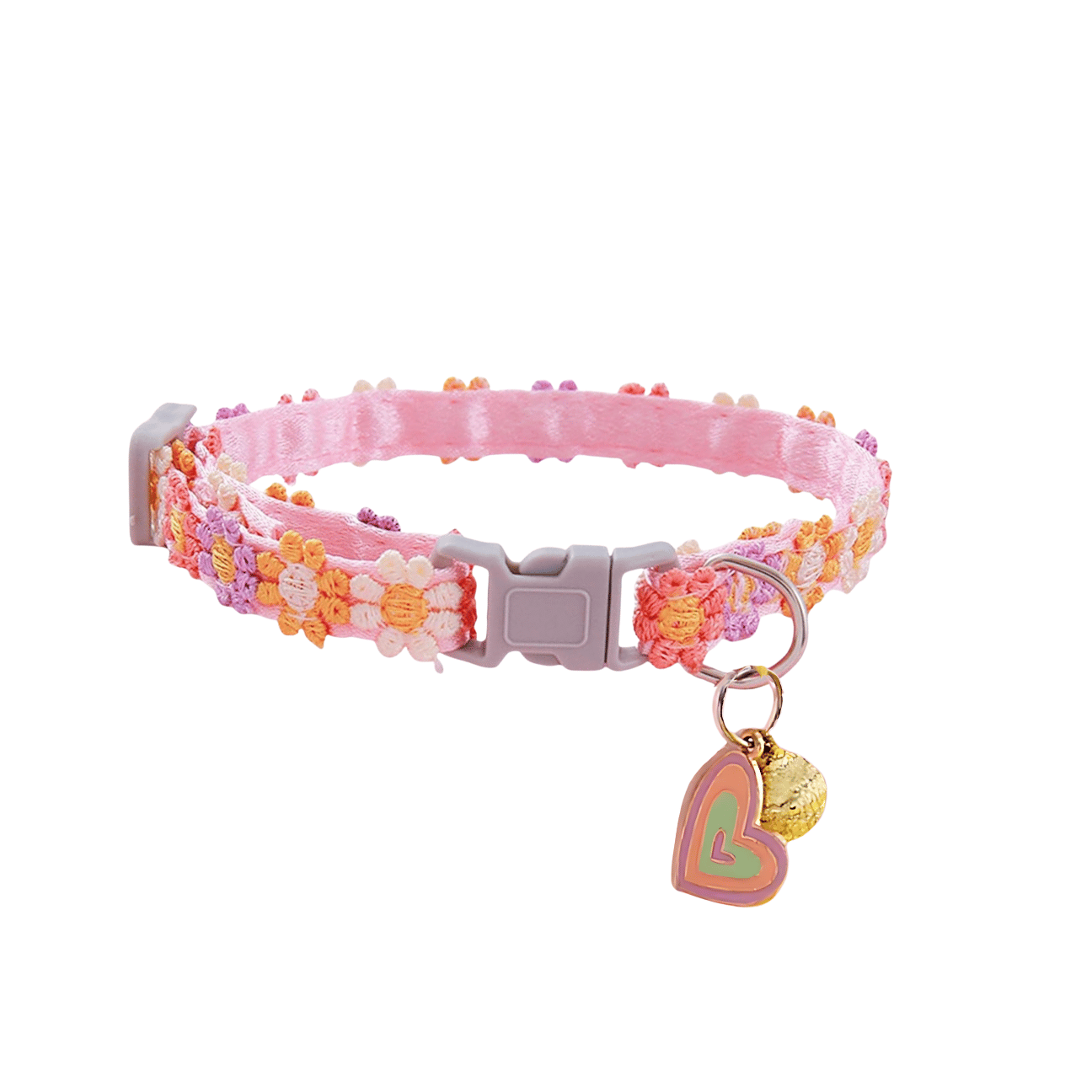 Collier Fleur Pour Chat – Réglable & Élégant avec Clochette - CATILEM