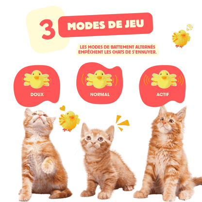 Jouet canard battant interactif pour chat FlappyDuck – Fun & stimulant - CATILEM