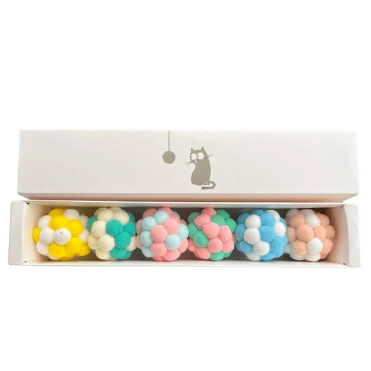 LOT DE 6 BALLES POUR CHAT - CATILEM